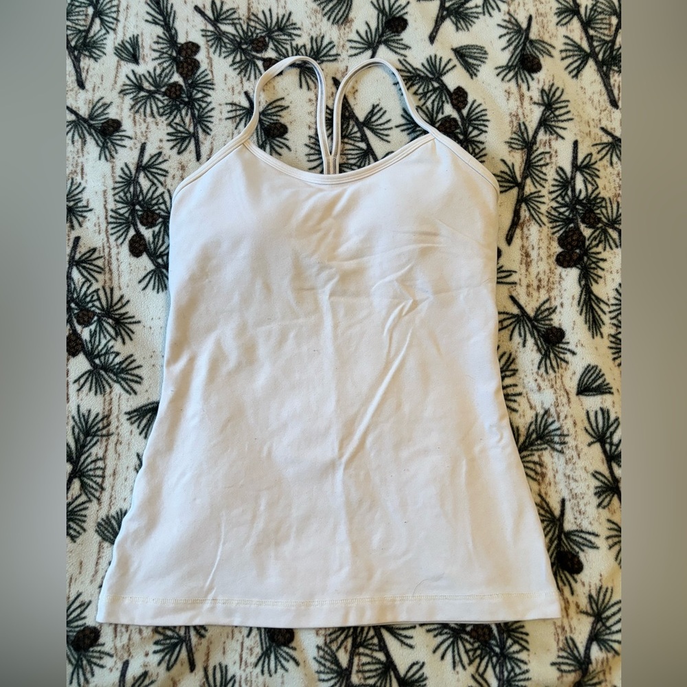 Lululemon Power Y tank white